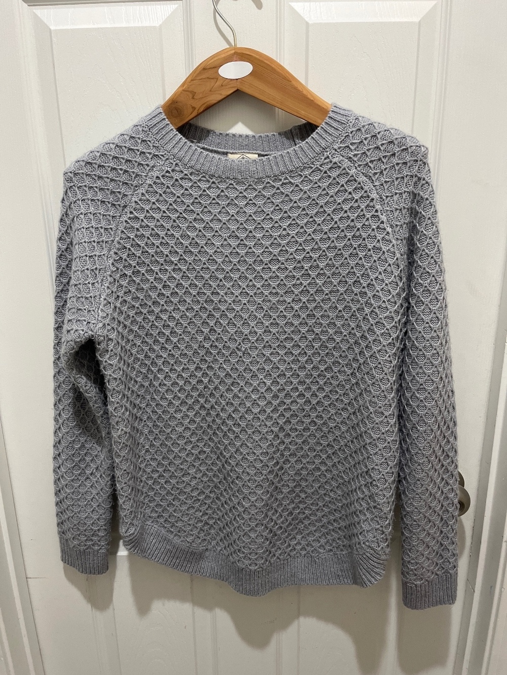St. John's Bay Light Gray Textured Sweater PM